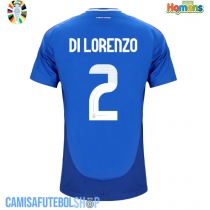 Camisa de time de futebol Itália Giovanni Di Lorenzo #2 Replicas 1º Equipamento Europeu 2024 Manga Curta